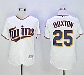 Minnesota Twins #25 Byron Buxton White 2016 Flexbase Collection Stitched Baseball Jersey